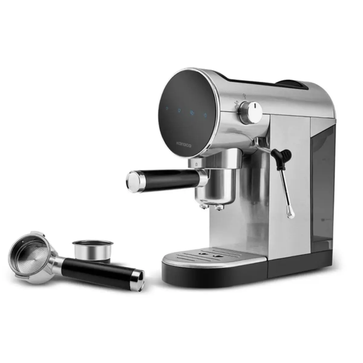 Coffee Art Inox Digital 20 Bar Ground Espresso Cappuccino and Capsule Coffee Machine 220V 1360W