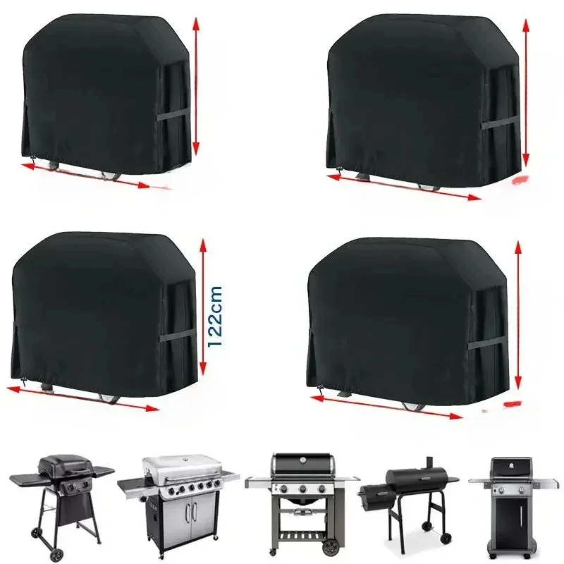 Couverture de gril de Barbecue robuste pour gril extérieur poêle de foyer couvertures de Barbecue couverture de protection UV contre la pluie extérieure