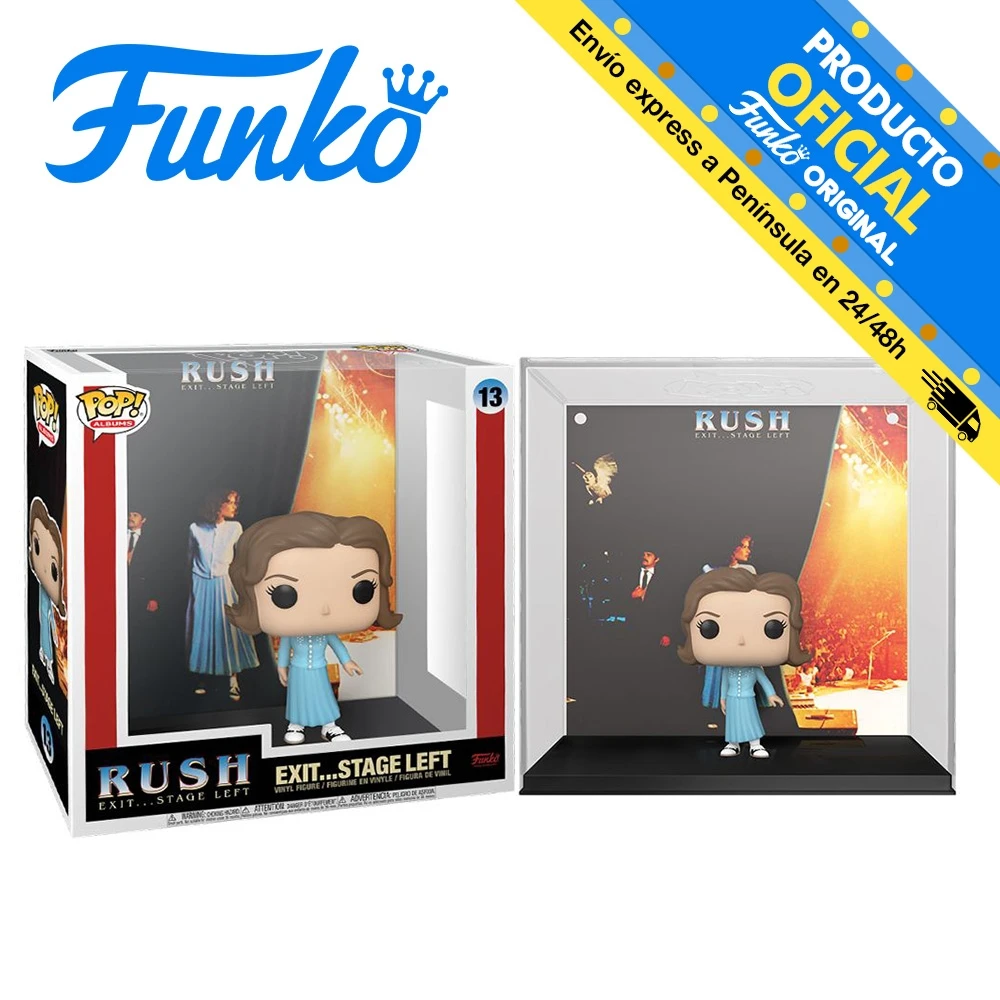 Funko Pop! Albums:Rush - Exit… Stage Left, 59389, No. 13, original, toys for boys, girls, gifts, collector, figures, dolls, shop, box, new, woman, official license