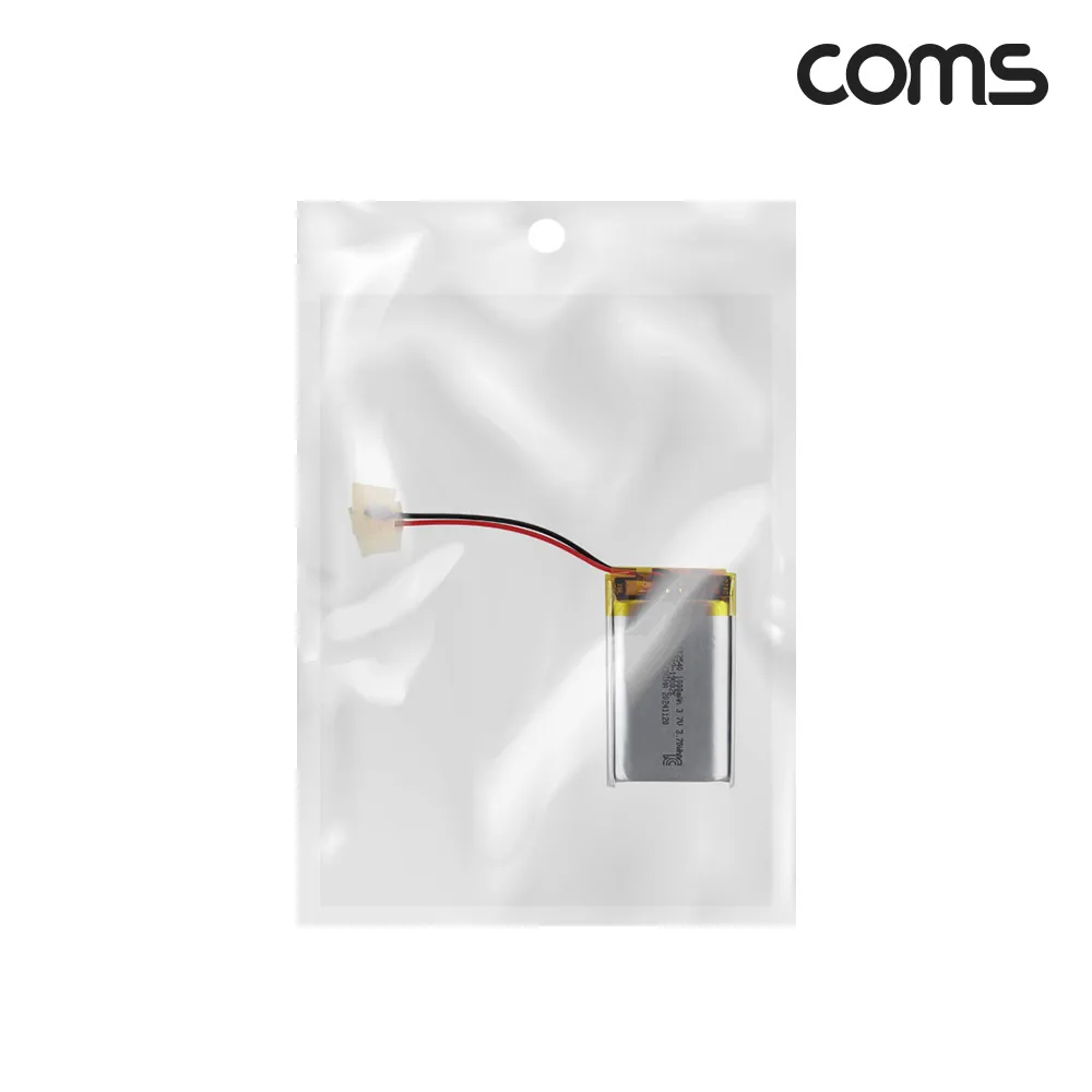 Coms 102540   3.7V 1000Mah Lithium Polymer Rechargeable Battery Ub125