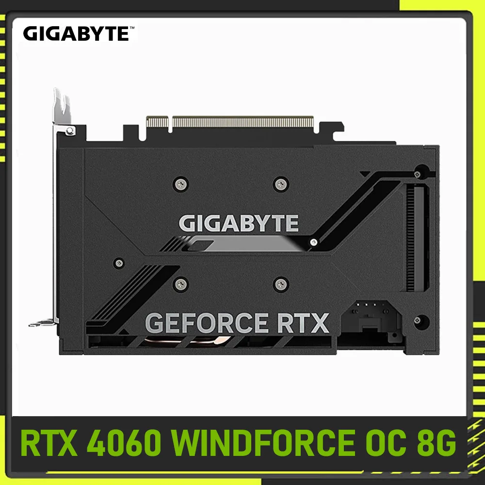 Imagem -05 - Gigabyte-geforce Rtx 4060 Windforce oc Placa Gráfica 8g 8gb 128 Bits Pci-e 4.0 Placa de Vídeo Gddr6 Overlocking de Ventiladores Duplos