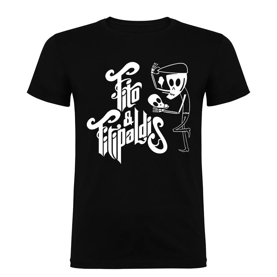 CAMISETA ALGODÓN TIPO FITO Y FITIPALDIS MUSICA ROCK LOBO ROPA HOMBRE NIÑO VERANO TALLAS EUROPEAS T-SHIRT