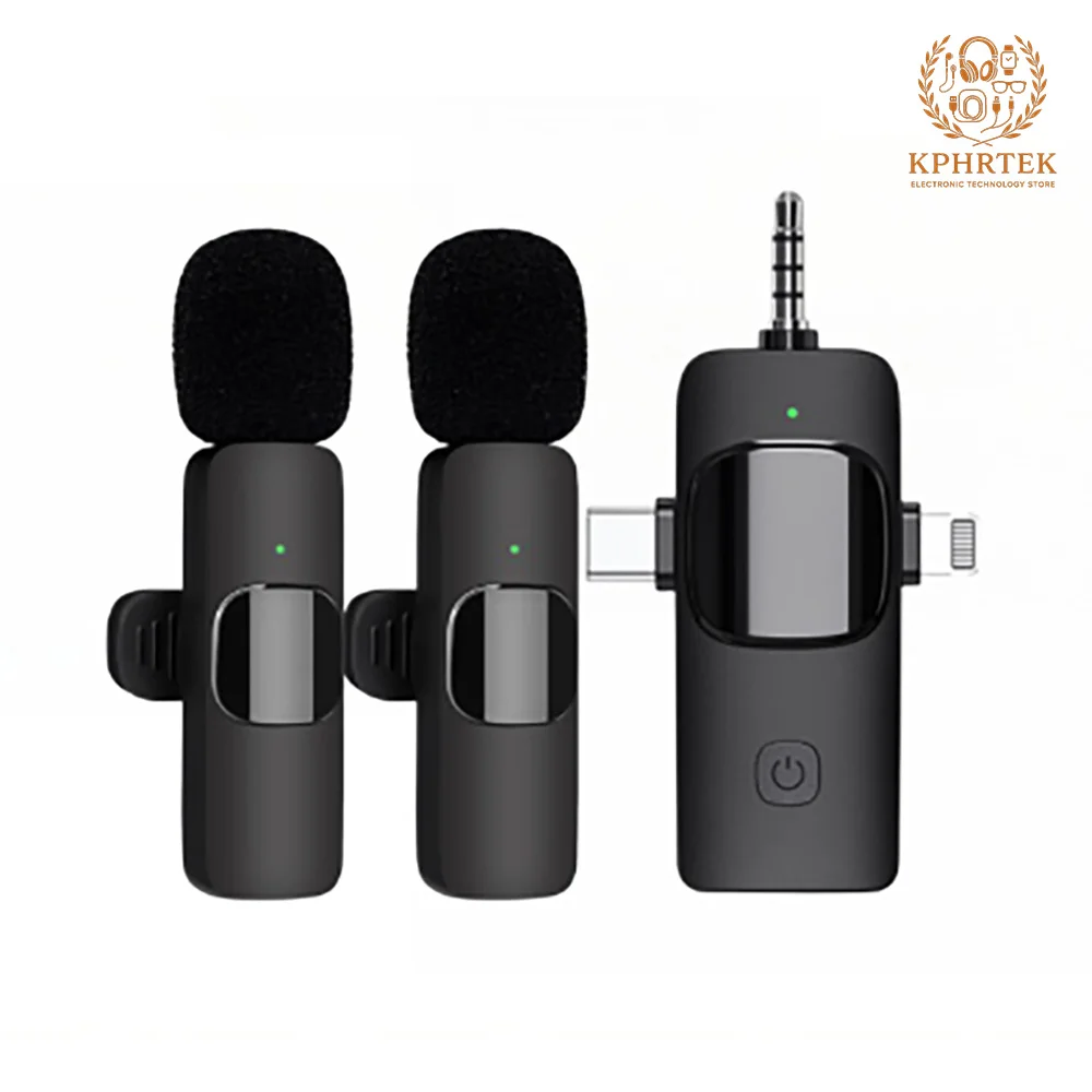 K15 One-To-Two mobile phone live broadcast outdoor recording radio microphone