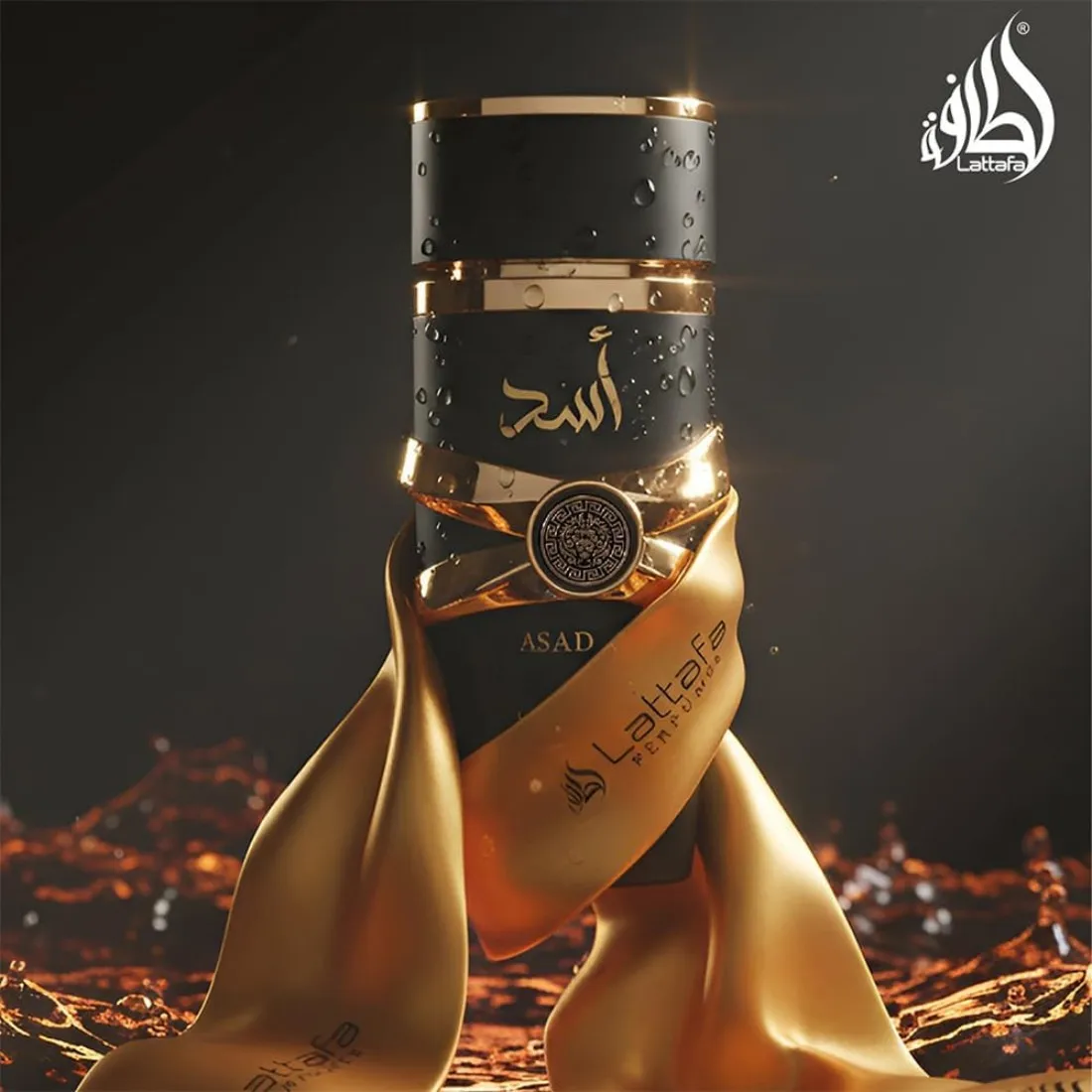 Lattafa Perfumes Asad for Unisex Eau De Parfum Spray, 3.4 Ounce