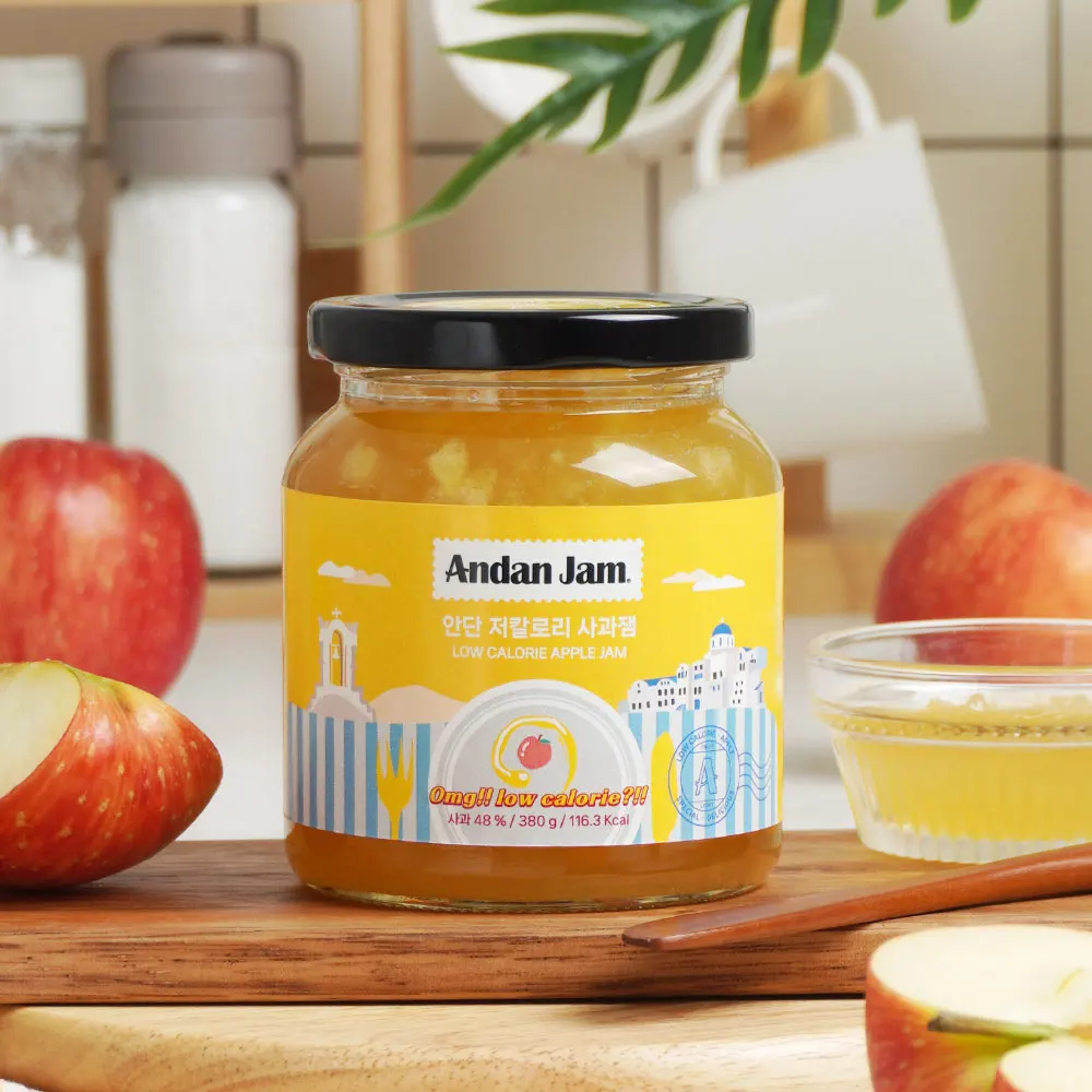 Pam Dam Jam Low-calorie apple jam 380g