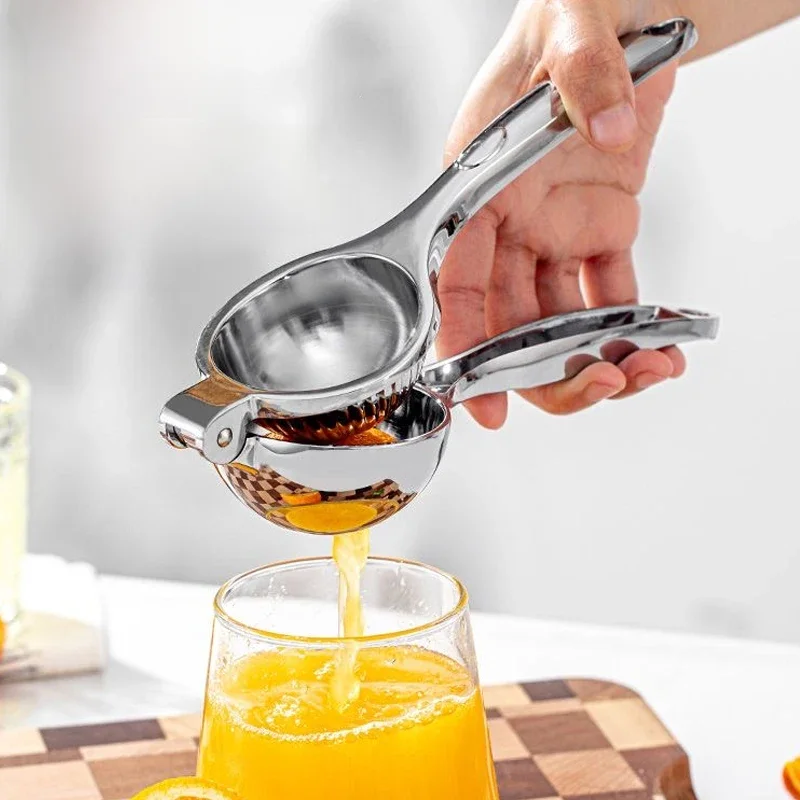 Aço inoxidável Manual Juicer, Espremedor De Limão, Fruit Pressionando Processador, Household Cozinha