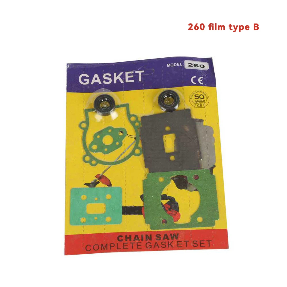 

Carburetor Adapter Gasket Lawn Mower Accessories Full Car Gasket 260 40-50/139/140F Chainsaw 52/58 Engine Parts