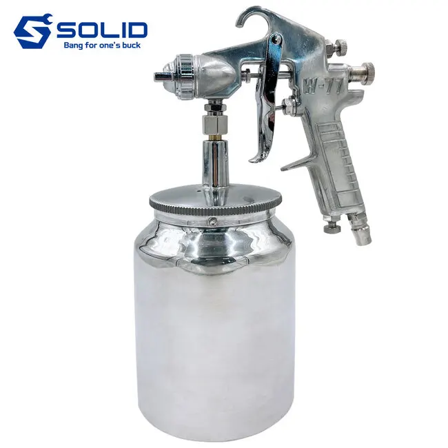 Solid spray gun paint spray gun hush W-77