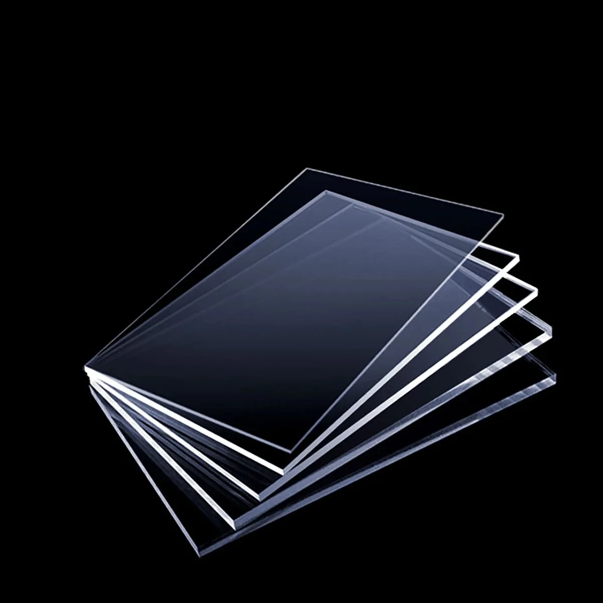 Feuilles PC épaisses 1.5-10mm, plaque transparente en Polycarbonate 210x297 100x200 150x200 200x200 200x300 300x300 300x400 400x400mm