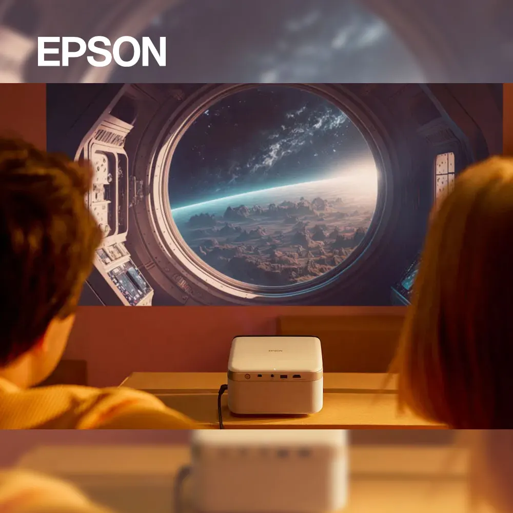 EPSON Projector Pink Mini Beam EF-11 follow-up model beige rose beam projector