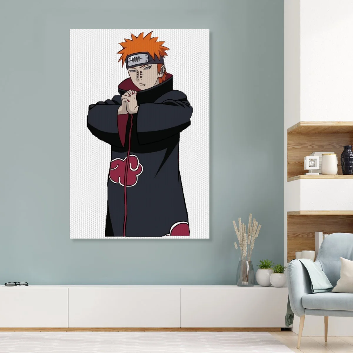 Naruto Pain Nagato Canvas Wall Art Anime Character Poster Home Bedroom Decoration Art Print Ideal Gift For Anime Fans Collectors