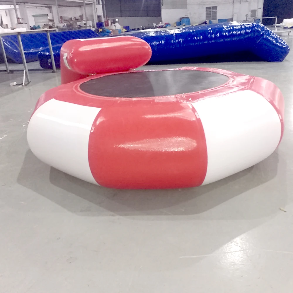 Trampolina wodna dmuchana do jeziora, platforma do pływania, 2m/7ft, przenośna, dla dorosłych, do jeziora, basenu