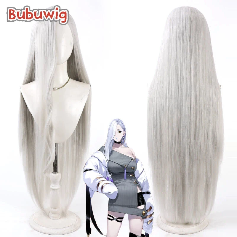 bubuwig-synthetic-hair-hebi-nyobo-cosplay-wigs-fate-fgo-hebi-nyobo-halloween-100cm-long-straight-silver-white-wig-heat-resistant