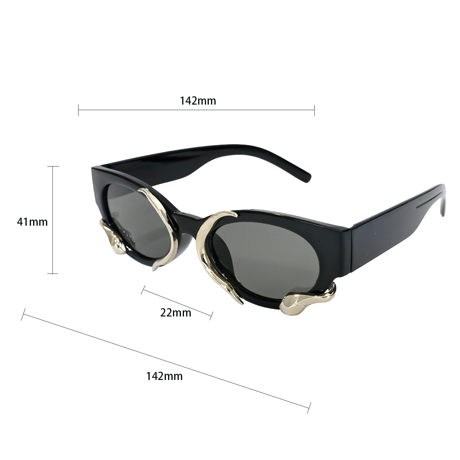 ستيريو روح الأفعى النظارات الشمسية Y2K ريترو سبايس بنات بار التكنولوجيا مقعر النظارات الشمسية المد النساء Y2K للنساء الملحقات الجمالية #4