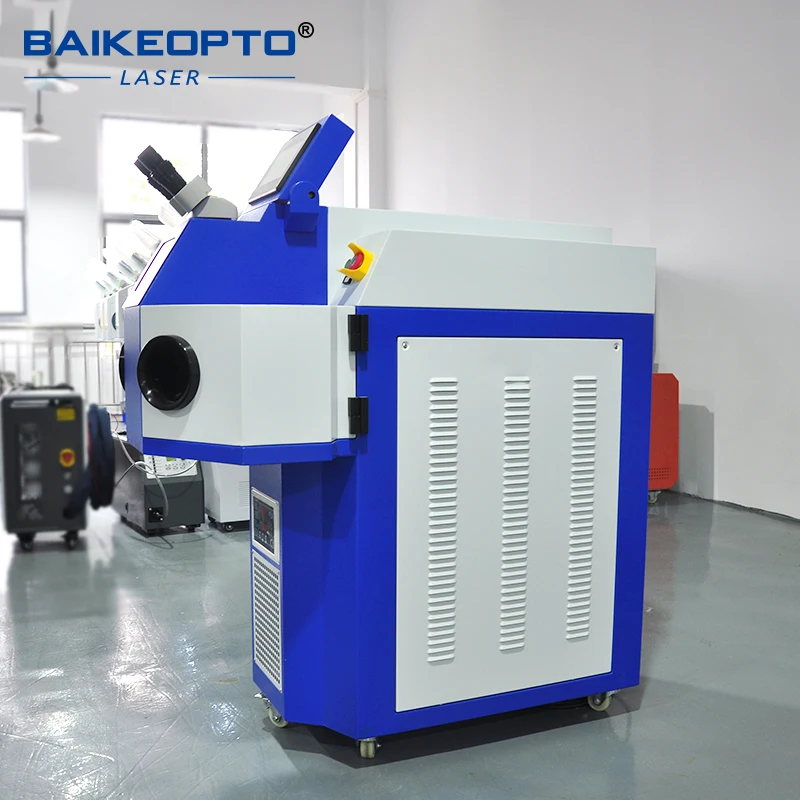 BK‑YJW300 300W Jewelry Laser Welding Welder Machine YAG Spot Welding Equipment for Jewellery Factory Use