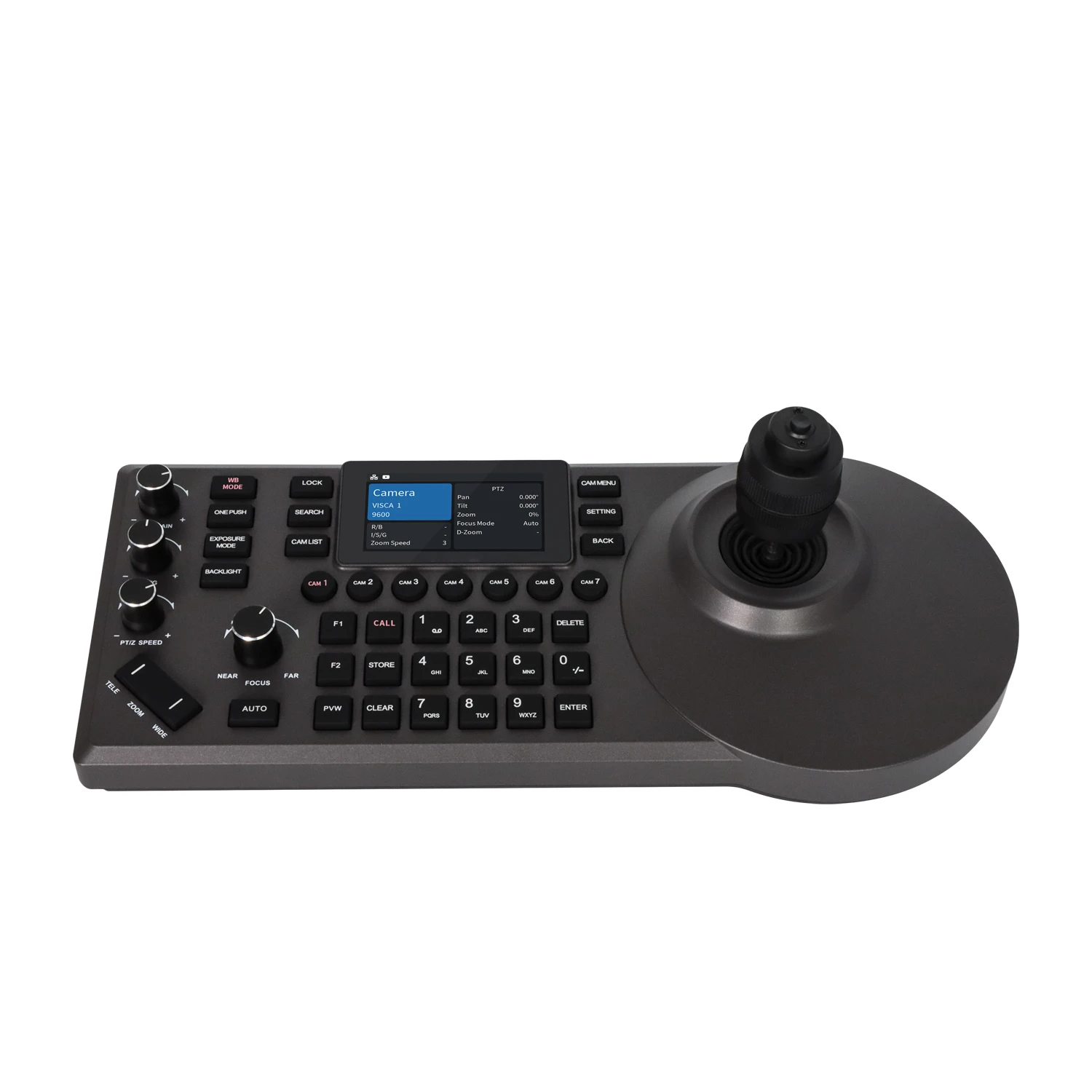 SZXLCOM NDI PTZ 컨트롤 키보드 전문가용 4D 조이스틱 라이브 스트리밍 교회 회의용