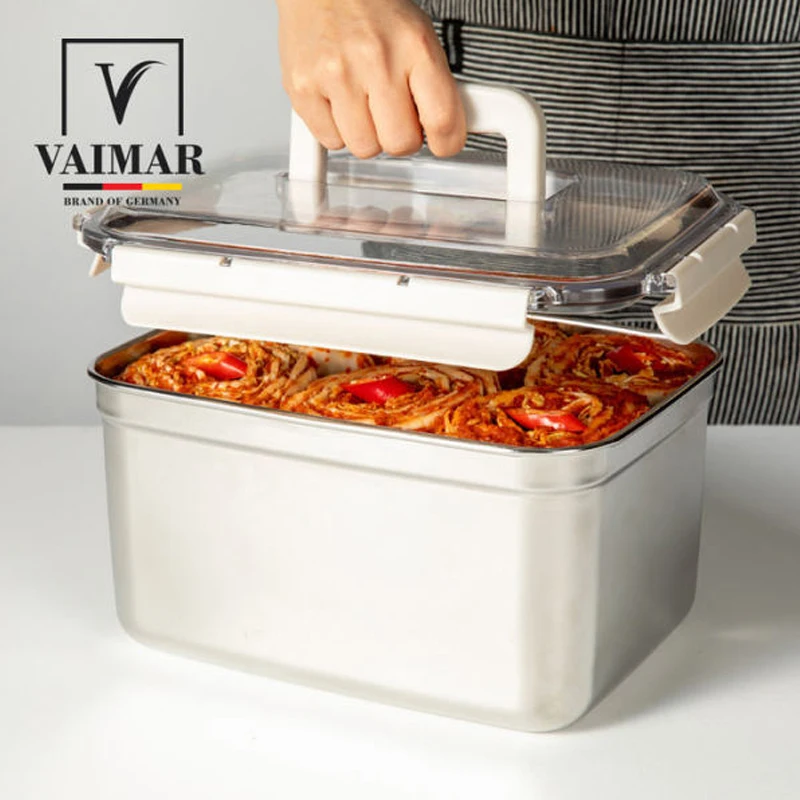 [Vaimar] Weimar Stainless 304 Sealed Handle 7L Large Capacity Kimchi Tong 2P