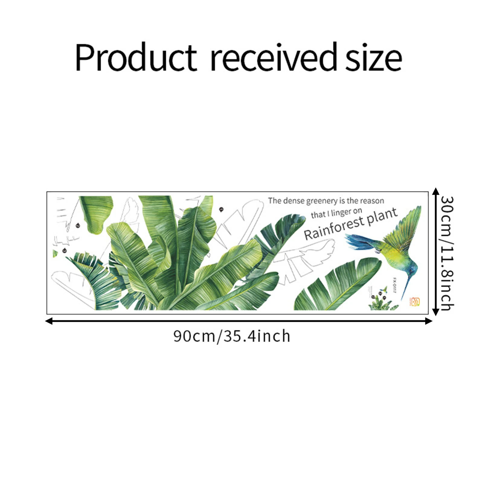 Folhas de palmeira tropicais pássaros adesivos de parede diy para pré-escolar banheiro sala de jogos mural para cozinha ornamento decorativo arte