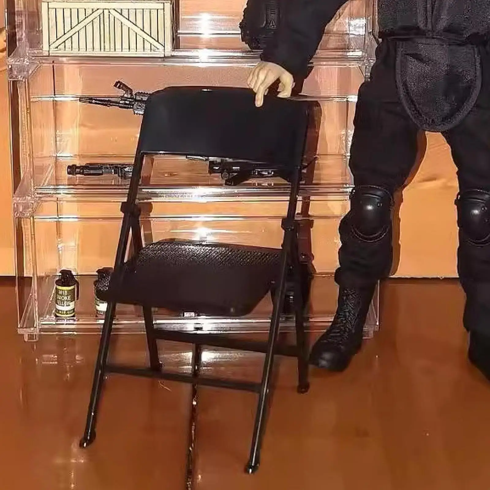 Krzesło do domku dla lalek 1/6 Model Krzesło Figurka Akcji dla 12-calowej Figurki Akcji Zabawka Lalka Miniaturowe Akcesoria DIY Dekoracja Model Plastikowy