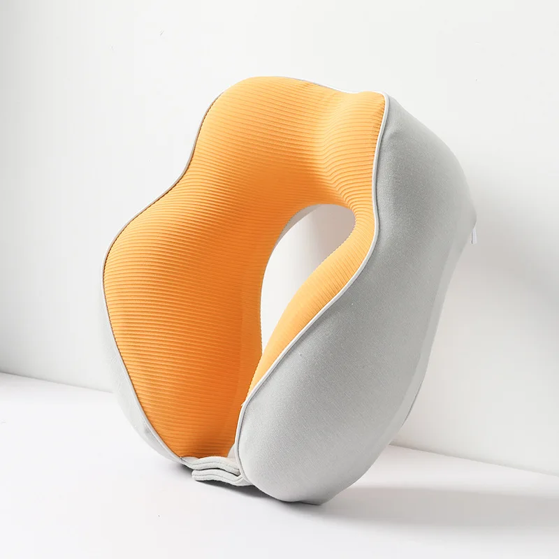 

New Orange Removable And Washable Memory Foam Pillow For Weary Travel