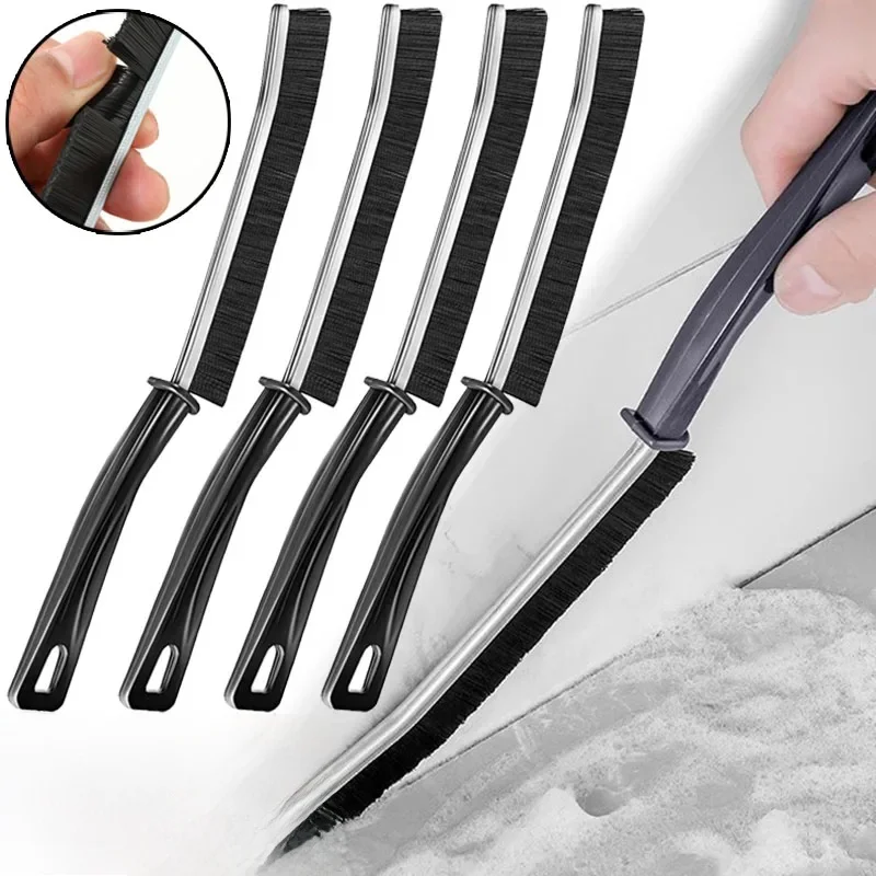 Brosses à poils durs pour livres d'espacement, coulis durable, longue poignée, nettoyant pour carrelage, JoendocFrequency Angle, Auto Detailing, 4 pièces, 1 pièce