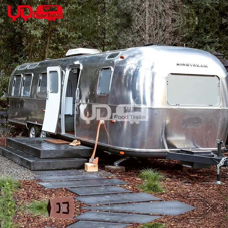 Remolque de Comida Móvil Urdream, Remolque de Concesiones Air Stream, Camión de Comida de Acero Inoxidable, Caravana Grande, Estándar Australiano