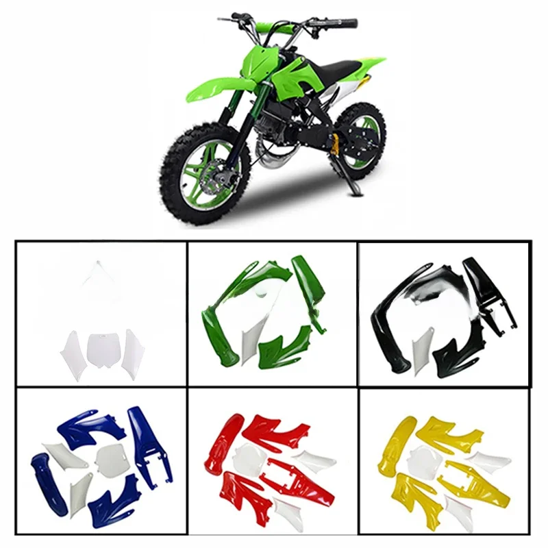 Kits de carénage de garde-boue en plastique haute résistance, 1 ensemble, pour Mini Dirt Bike chinois 2 temps 47cc 49cc Apollo Orion, accessoires