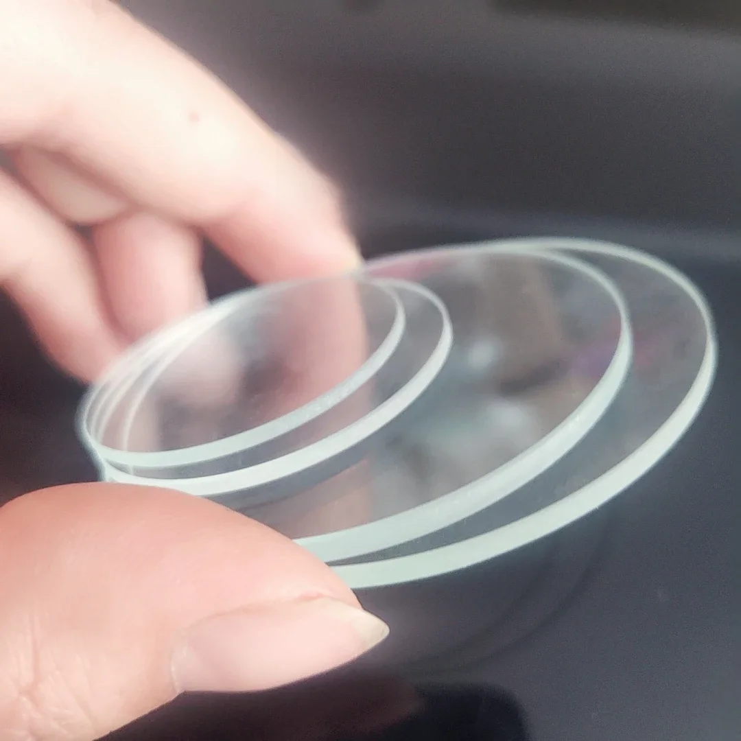 8 13 14 15 18 20 25 28 30 32 35 37 40 42mm lentille plate ronde lentilles en verre planus pour lampe de poche LED Xlamp T6 L2