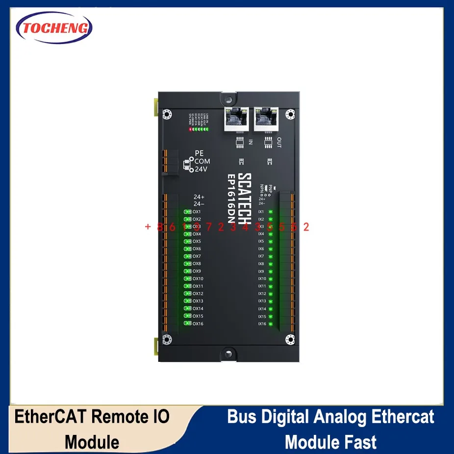 

EtherCAT Remote Io Module Ethernet Distributed Bus Digital Analog Ethercat Mode Fast