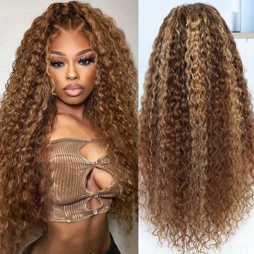 

P4/27 Highlight 13x6 Lace Front Wigs Human Hair 13x6 HD Lace Front Wig Pre Plucked with Baby Hair 200% Density Wigs for Women