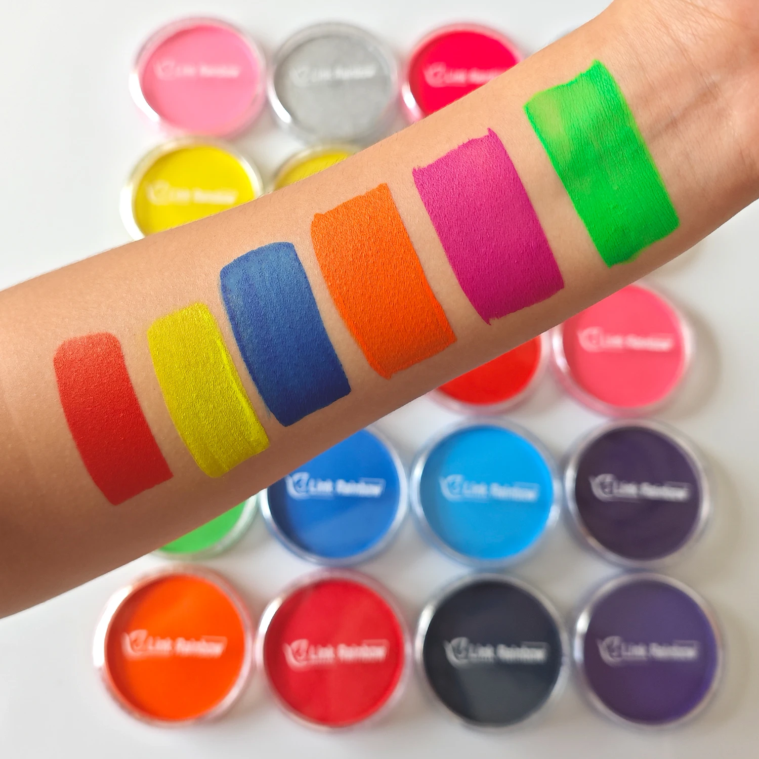 30g Farba do twarzy Profesjonalne kolory UV Makijaż na bazie wody Eyeliner Neon Body Art