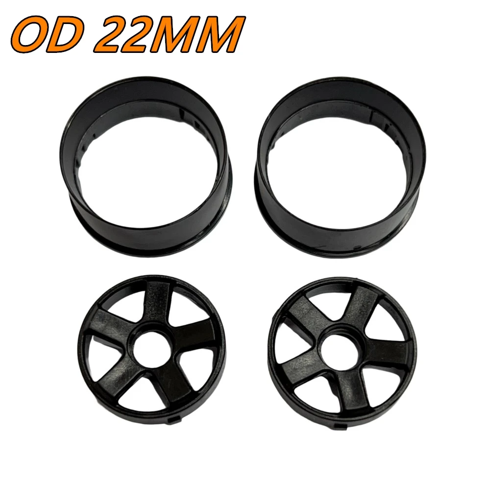 BM RACING BMR-X 22MM OFFSET CHANGEABLE 5 SPOKE RIM 2 PCS BLACK BMRX026-1B