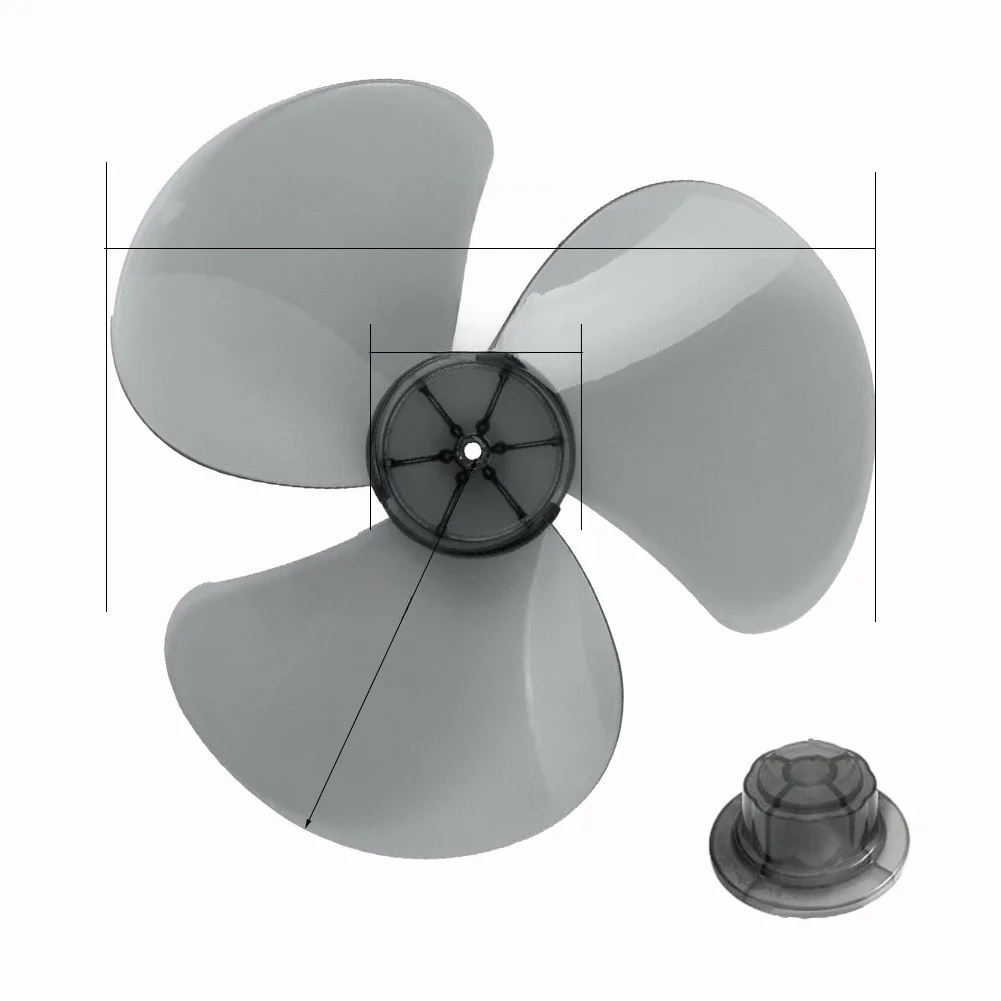 Lüfter flügel Hoch temperatur belastbar 12 Kunststoff-Lüfter flügel Ersatz geeignet für Stand ventilator/Tisch ventilator Geräusch reduzierung