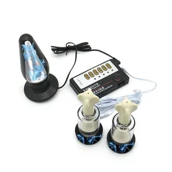 Electro Sex Anal Butt Plug,Bdsm Electrostimulation Electrosex Buttplug,E stim e-stim Prostate,Electric Shock Nipple Sucker