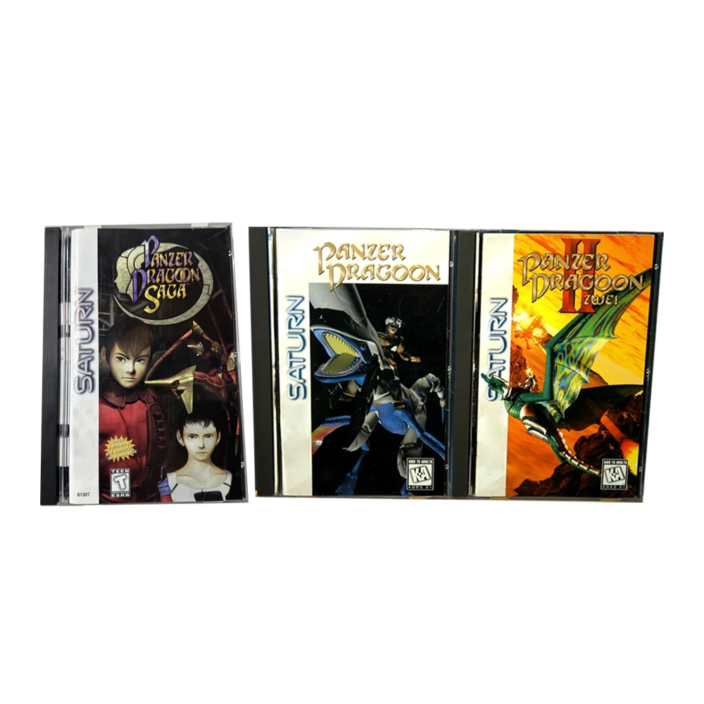 زحل نسخة القرص لعبة بانزر دراغون فتح SS وحدة التحكم لعبة محرك الأقراص الضوئية الرجعية لعبة القراءة المباشرة الفيديو #1