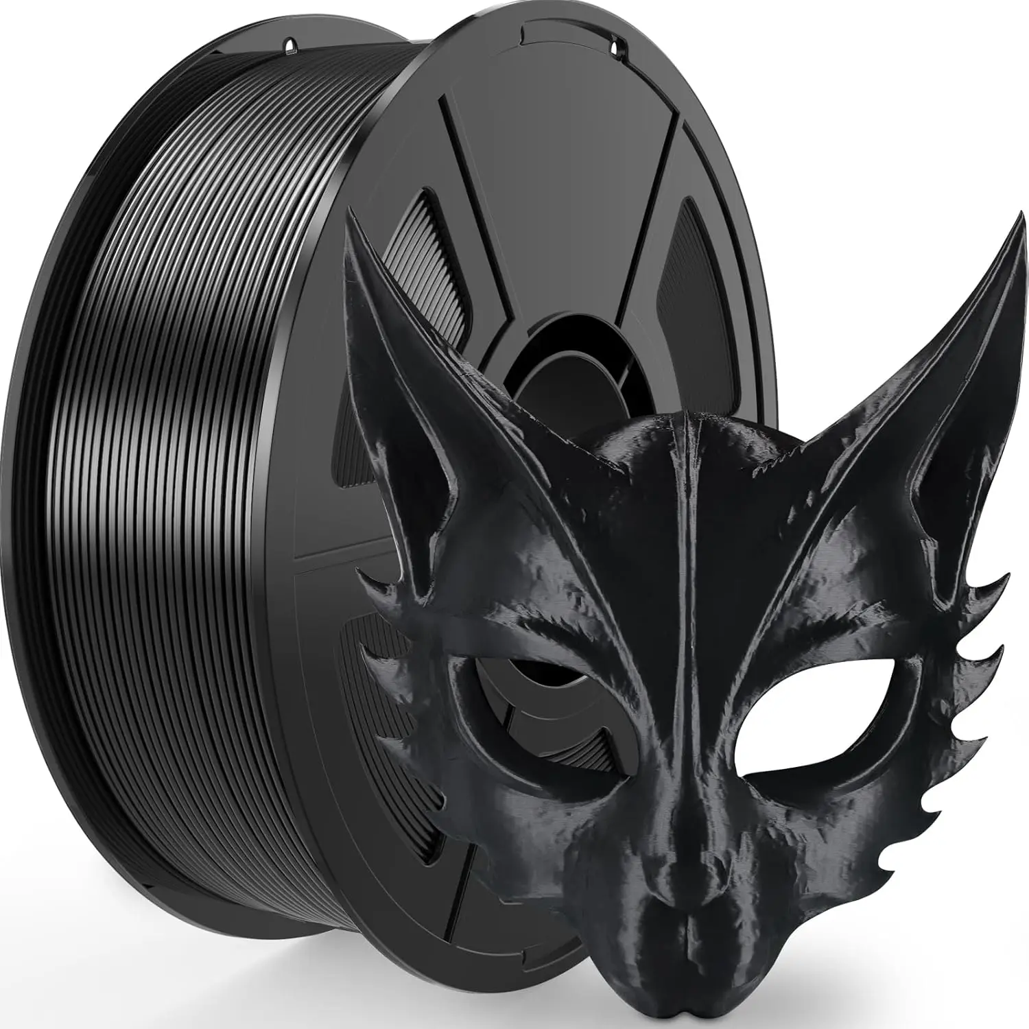 

PETG Black 3D Printer Filament 1.75mm 250g, High Strength New Formula, Excellent Layer Adhesion