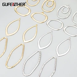 GUFEATHER MD68,jewelry accessories,18k gold rhodium plated,copper,nickel free,charms,diy pendag necklace,jewelry making,4pcs/lot