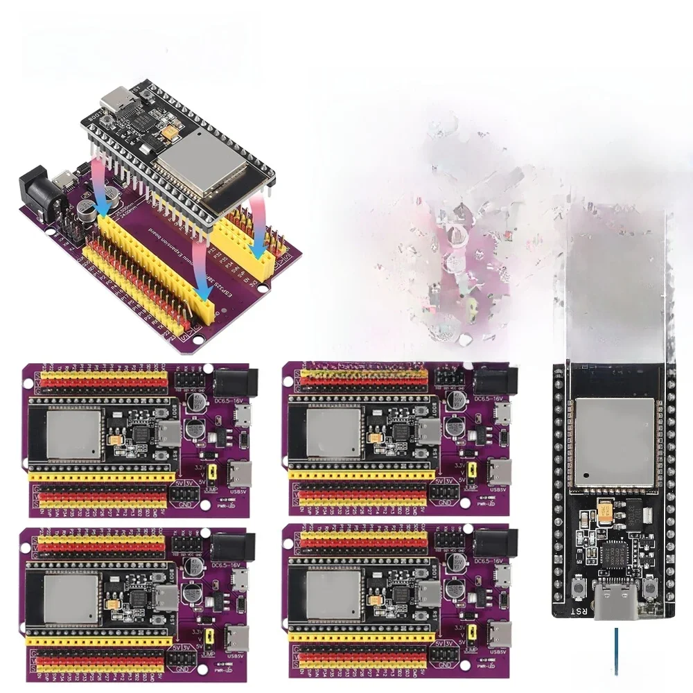 1-5 zestawów Płytka Rozwojowa ESP32 TYPE-C USB CP2102 WiFi+Bluetooth Dual Core 32-DevKitC-32 Płytka Rozszerzająca 38PIN — zdjęcie produktu 7
