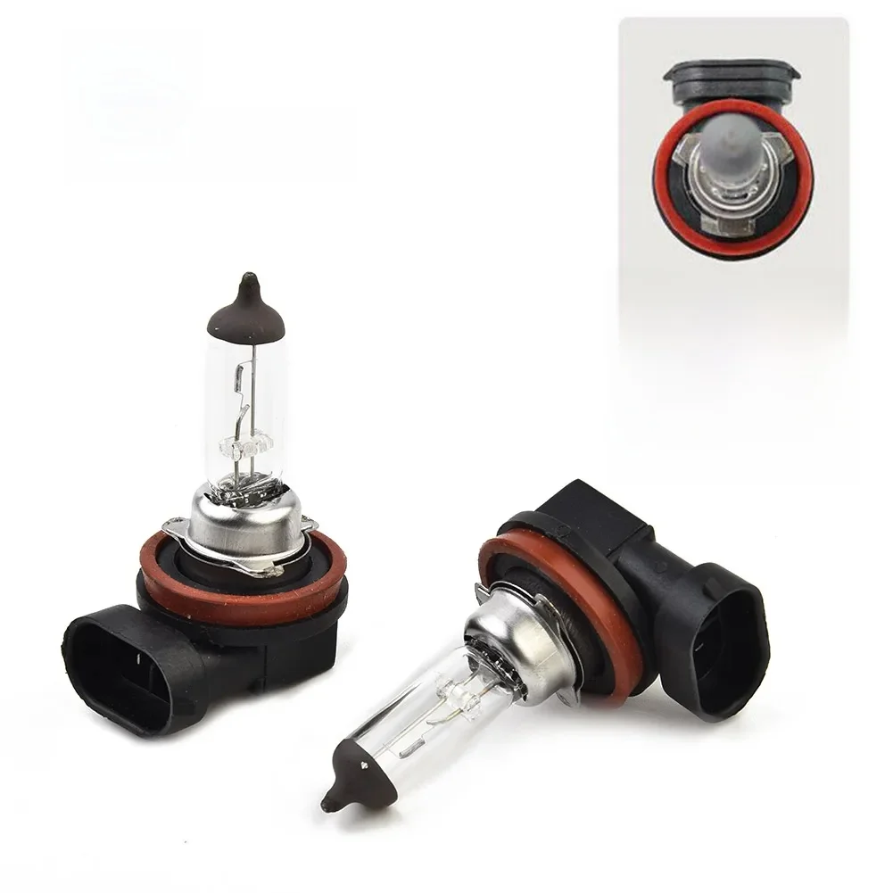 Ampoule halogène H11 en verre de quartz, antibrouillard de voiture, lampe automatique, ampoules de sauna, lumières, 2x12V, 55W, 4300K