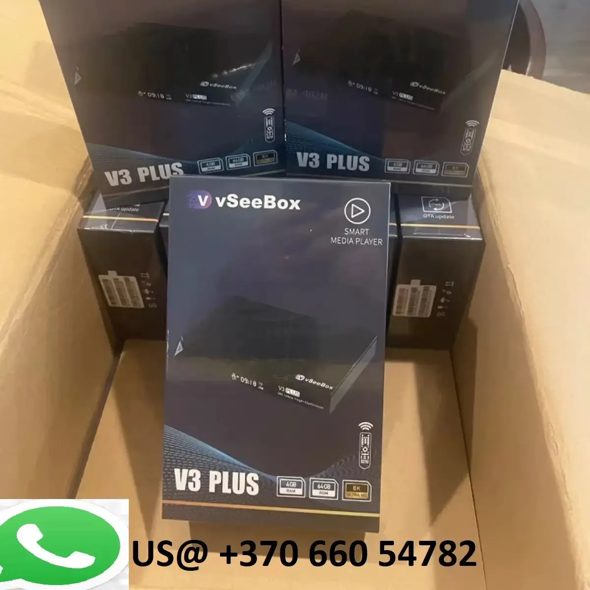 100%NEW SALES FOR BUY 2 GET 1 FREE vSeeBox V3plus Android 11 4/64GB Bluetooth Voice Remote