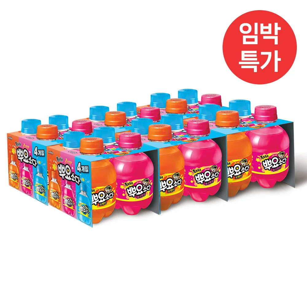 Immpossible Special Paldo Pot Ingredients 4-mouth Plan Set X 6 Pieses (Sda Flavor 245ml x 12 Pieses + Cotton Candy 245ml x 6 Oren 245ml x 6 pieces of magazine)