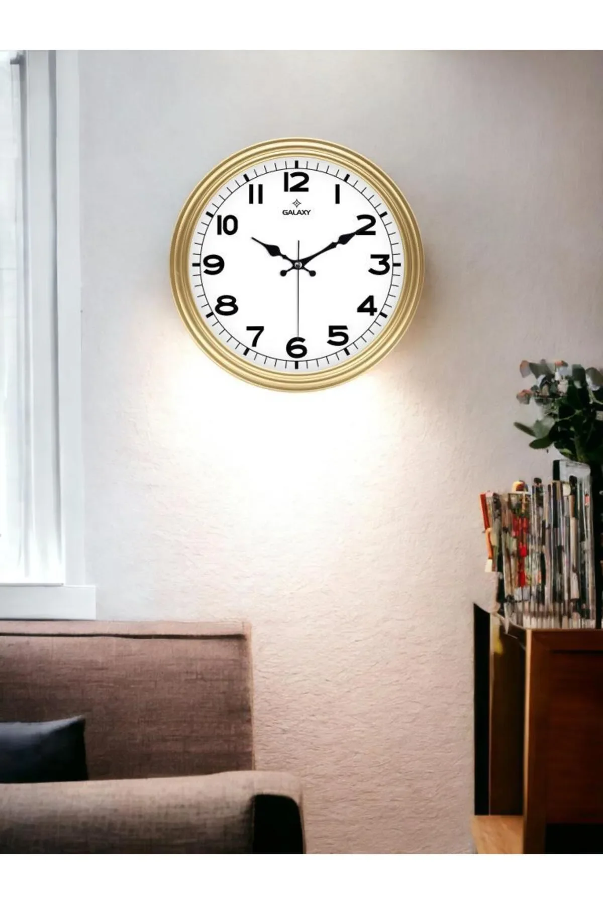 Wall Clock Living Room-Office-Workplace-Office-Home-Kitchen-Ware house Stylish Design Brand 30 x 30