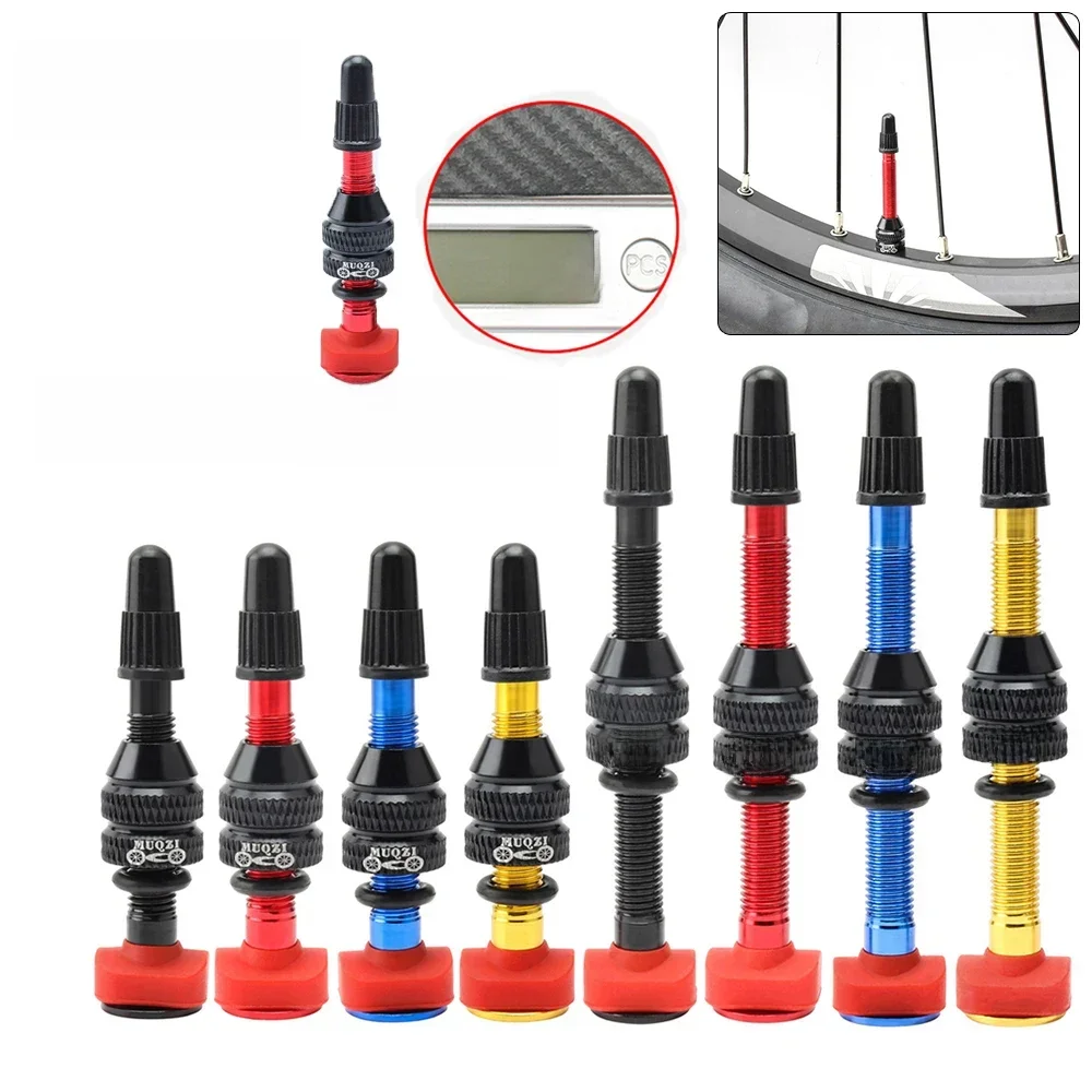 AliExpress MUQZI Bike Alloy Tubeless Tire F/V Presta Valve MTB Road Bicycle Tubeless Rim CNC Alloy Nipple Brass