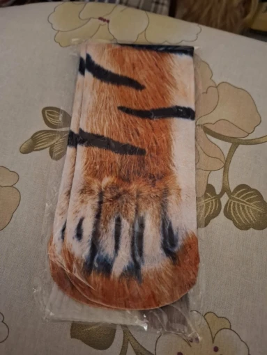 Unisex Adult 3D Print Animal Paw Socks Creative Funny Cat Dog Dinosaur Tiger Paw Socks Novelty Socks Gag Christmas Gifts photo review