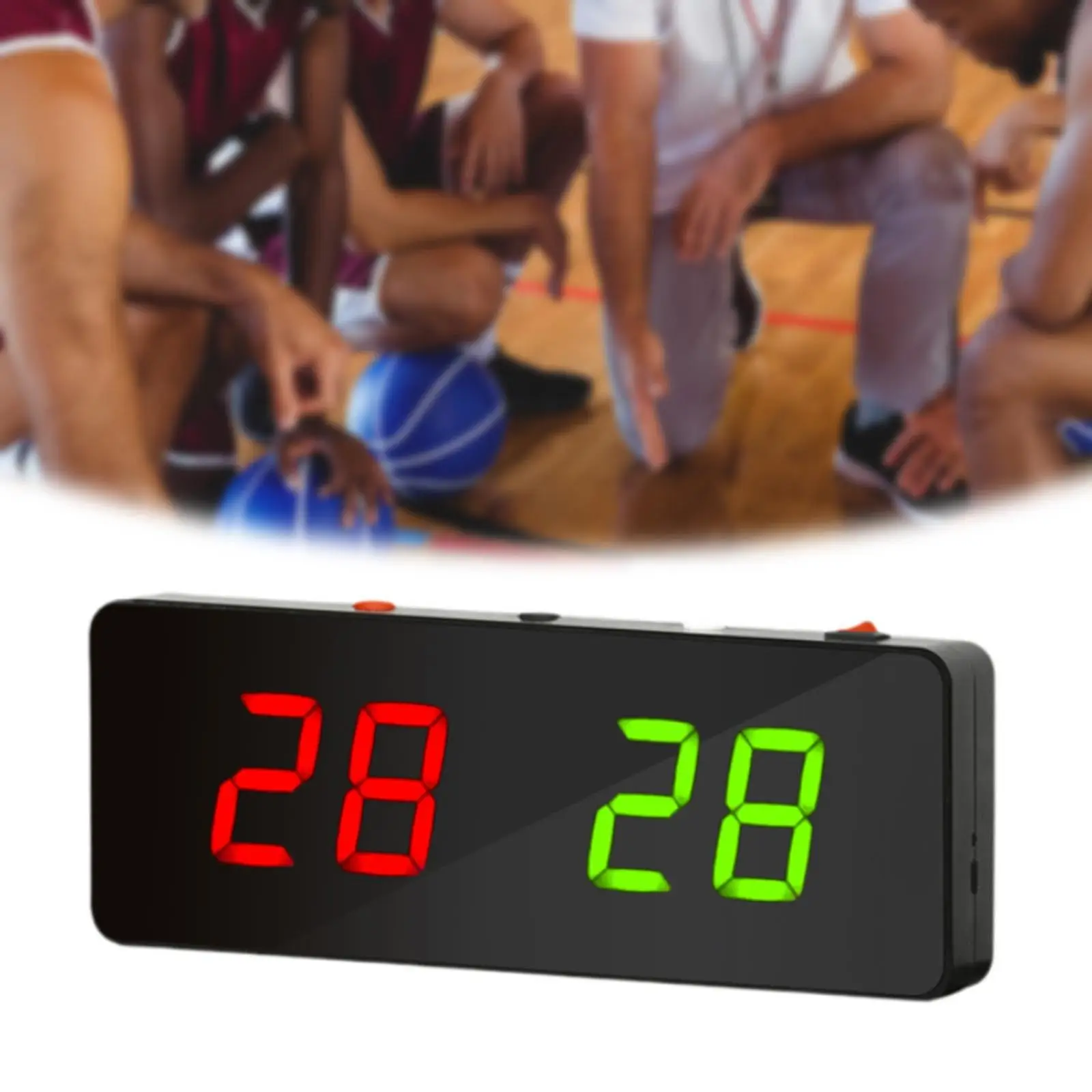 Billiards Electronic Scoreboard for Volleyball Versatile Sturdy Rechargeable  USB Charging Portable Electronic Snooker Digital