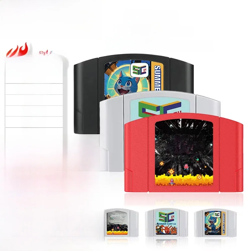 TicKnot 6TG SC64 Game Card SummerCart 64 dla konsoli Nintendo 64 32GB TF Card Built In 5400+ N64/SFC/SNES/NES/GB/GBC Games — zdjęcie produktu 7