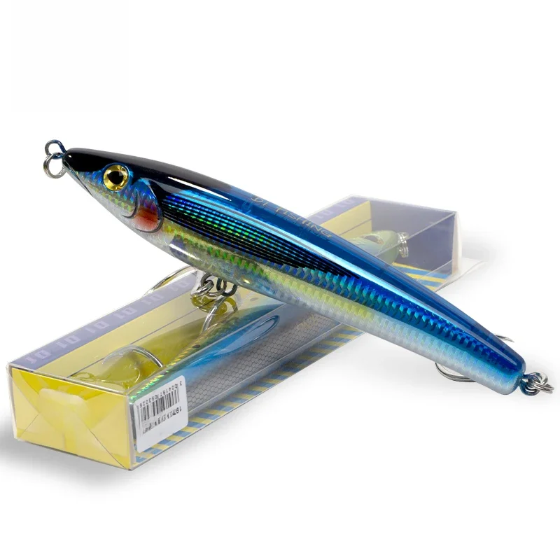 D1 Trolling przynęty pływające ołówek przynęty wędkarskie 197mm 93g duże wobblery Stickbait dla Seabass tuńczyk Lungfish DT3004 Peche Tackle — zdjęcie 2