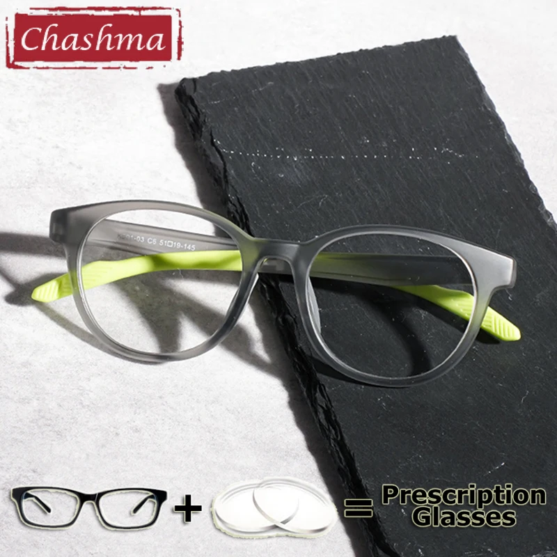 Chashma Prescription Glasses Sports Style TR90 Women Round Myopia Ready Men Eyewear Eyeglasses Frames Photochromic Spectacles