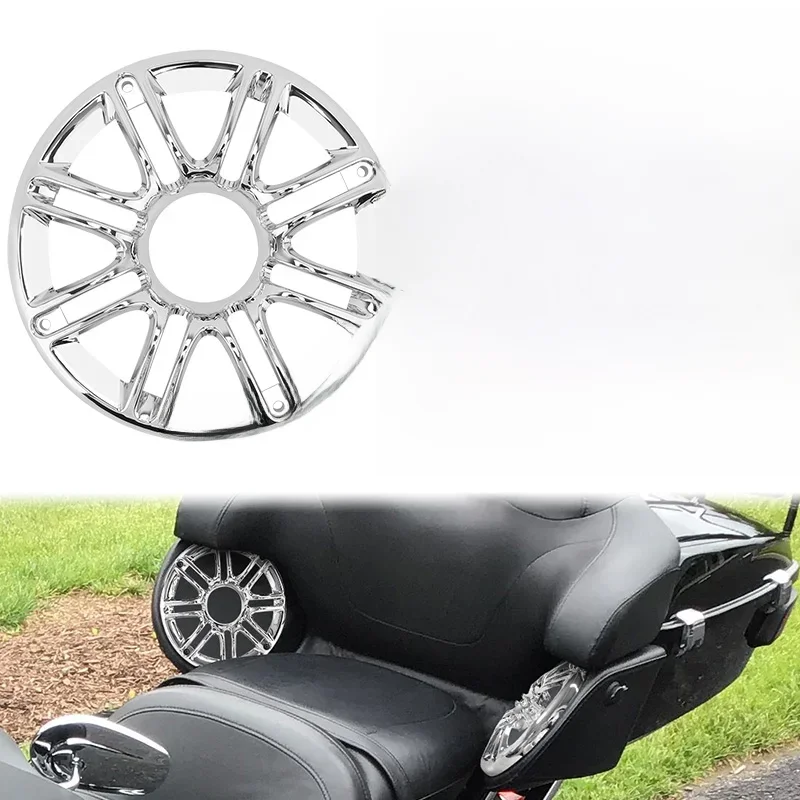 1 para Chrome motocykl 6 "kratka głośnika akcentująca pokrywa osłonowa dla Harley Touring Ultra Classic Electra Glide Road Glide 1998-2013 — zdjęcie 2