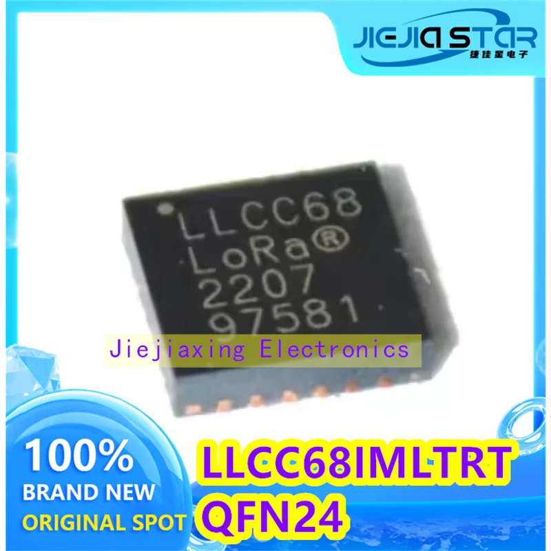 

(5/20pieces) LLCC68IMLTRT Parts Mark LLCC68 QFN-24 Brand new original wireless RF transceiver chip consumer electronics